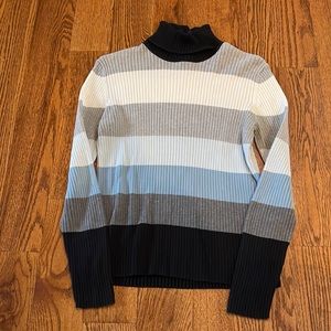 Multi colored turtleneck
